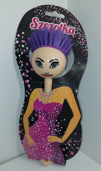 Szczotka kuchenna do mycia naczyń lalka NOWA