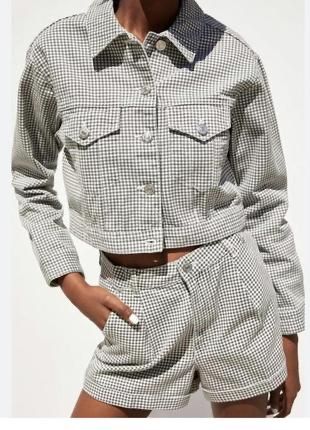 Джинсовка /піджак/ укорочена Zara ,розмір S /26
