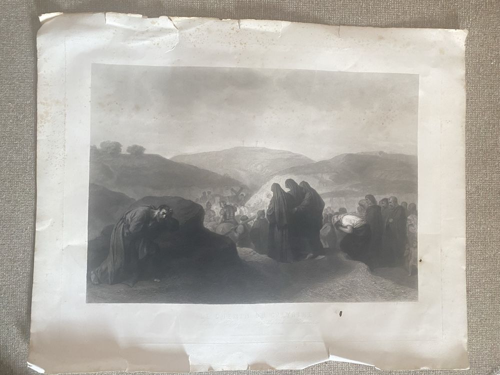 Gravura Le Chemin du Calvaire
