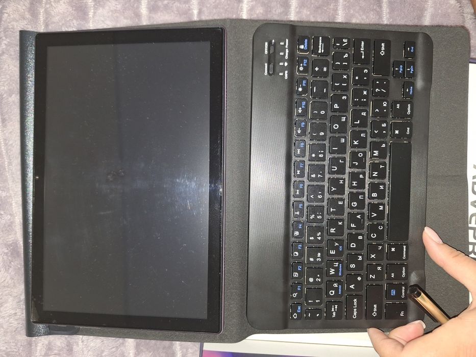 Планшет ADVEPRO P60 12/512 ГБ фіолетовий з клавіатурою