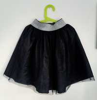 Czarna brokatowa spódnica tutu 5.10.15 rozmiar 146 na święta