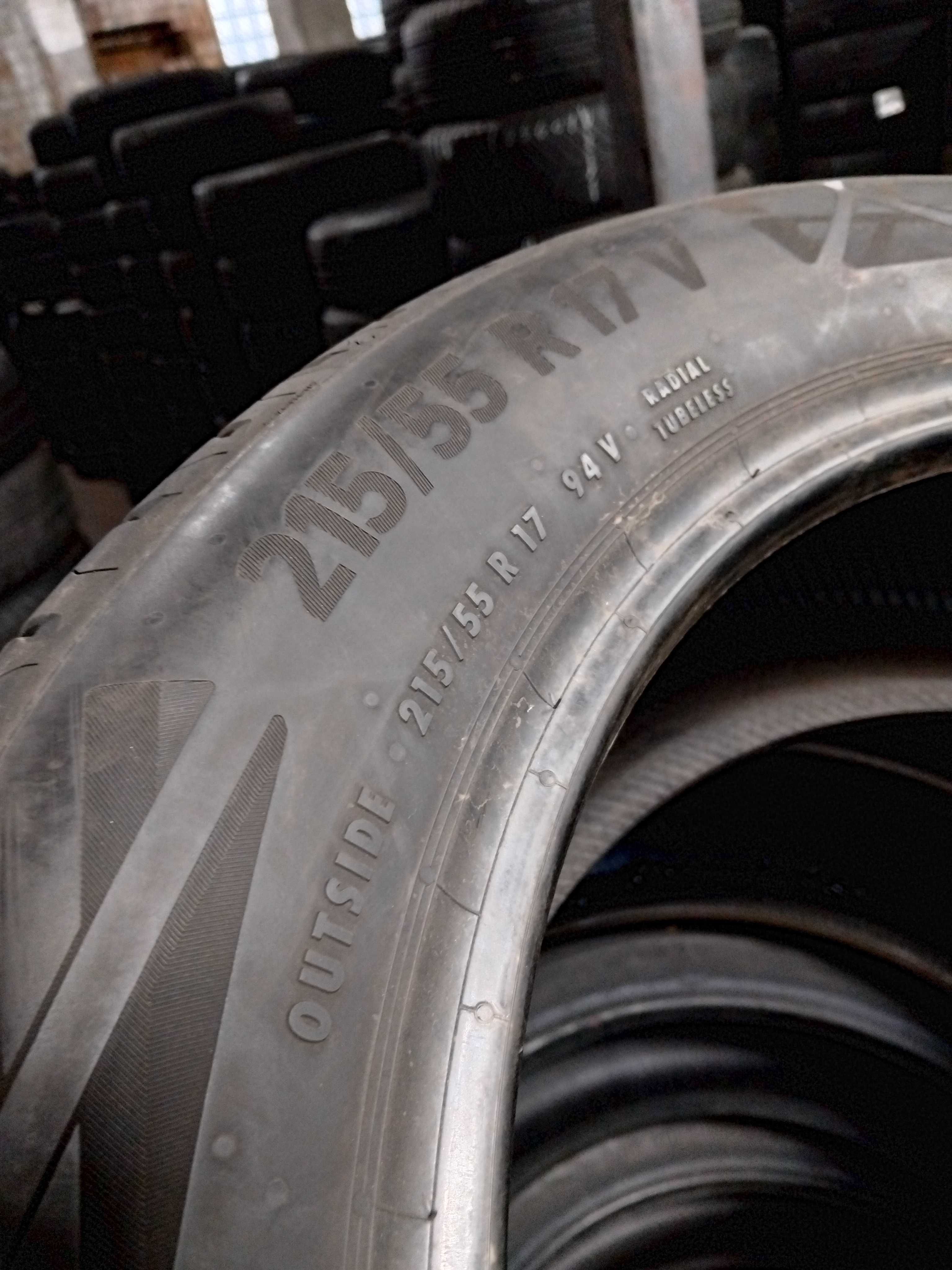 Шини бу 215/55 R17 Continental EcoContact 6 Комплект  Пара Літо