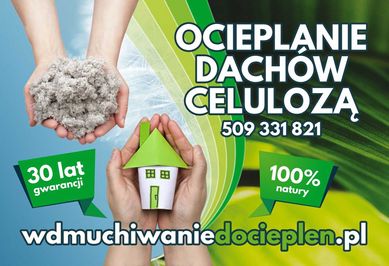 Ocieplanie dachów celulozą