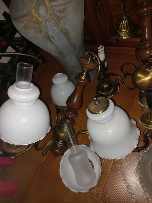 Conjunto de 4 candeeiros