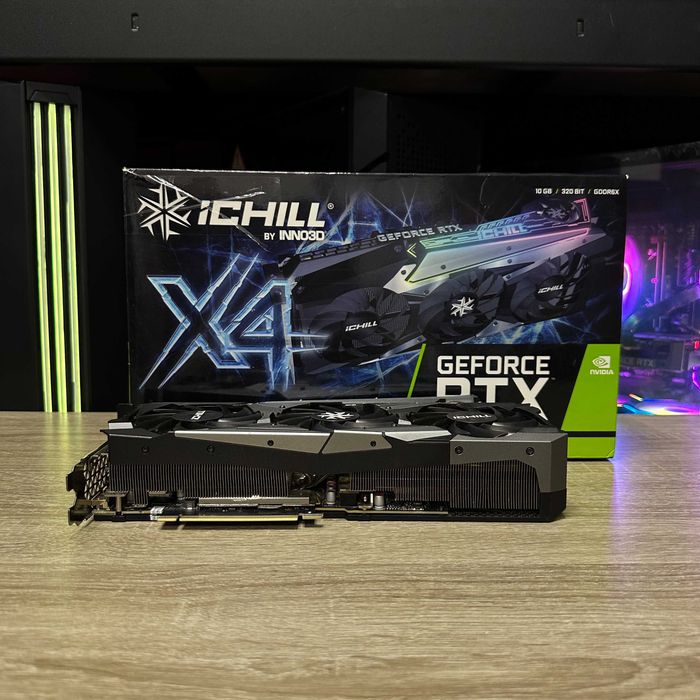 Відеокарта ichill INNO3D Geforce RTX3080-10GB ГАРАНТІЯ