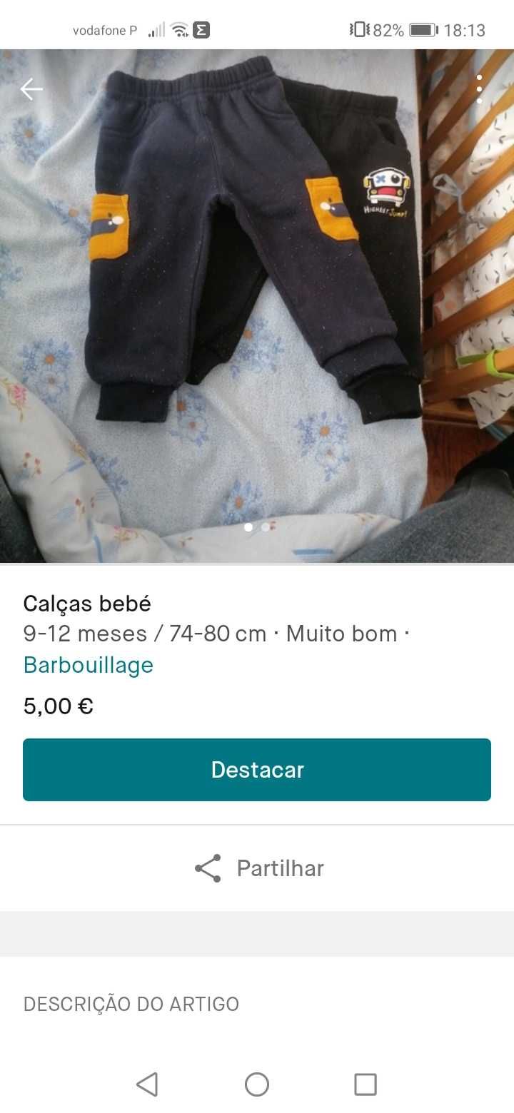 Roupas variadas mulher e bebé