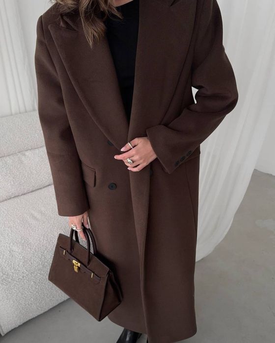 Жіноче пальто на підкаладці зимна кашемір