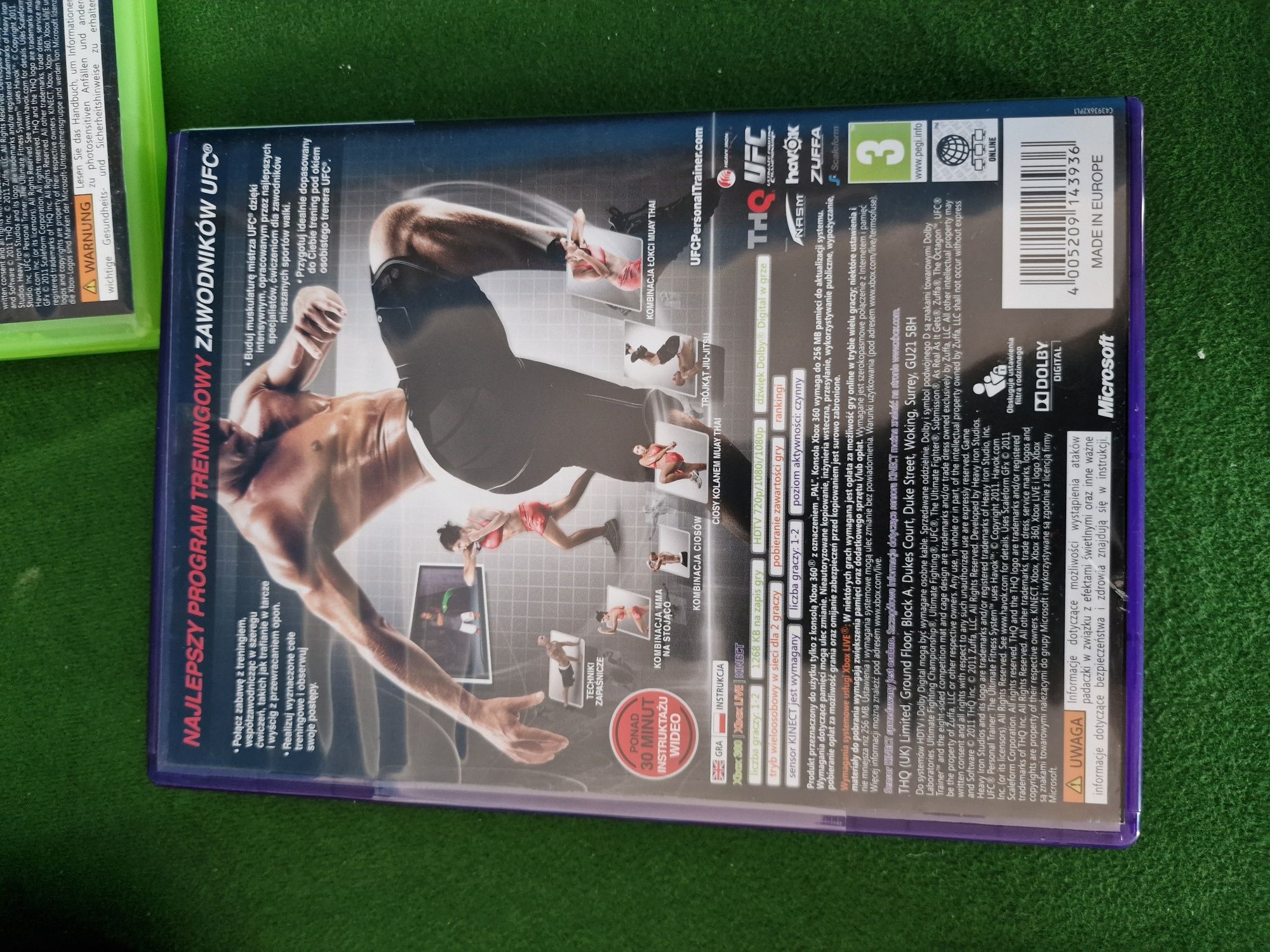 UFC trainer Xbox 360 the ultimate fitness system x360 kinect pl