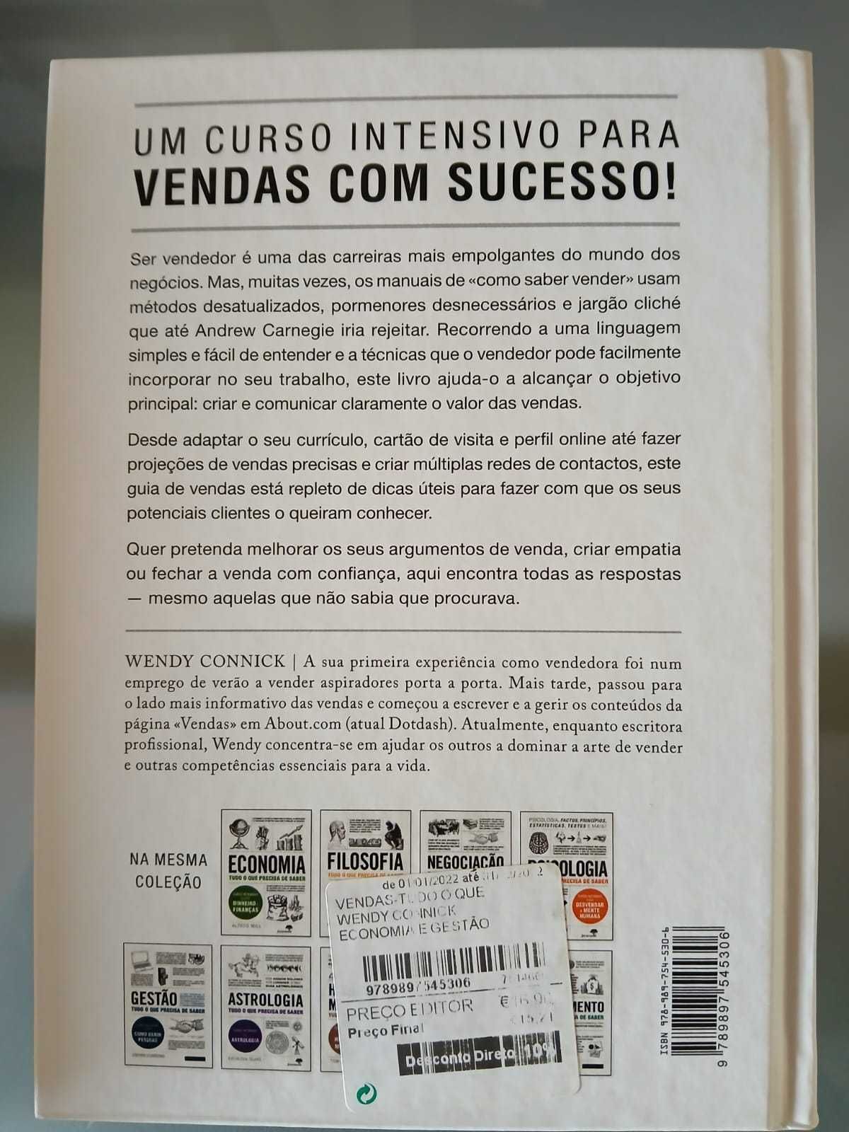 Livro Vendas - Tudo o que precisa de saber