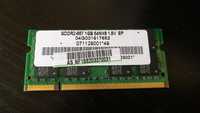 Memória 1GB DDR2 PC2-5300 SODIMM