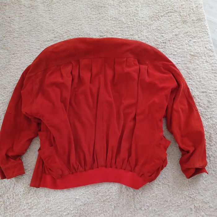 Kurtka skórzana Nuova Firence miękki nubuk L /52 vintage