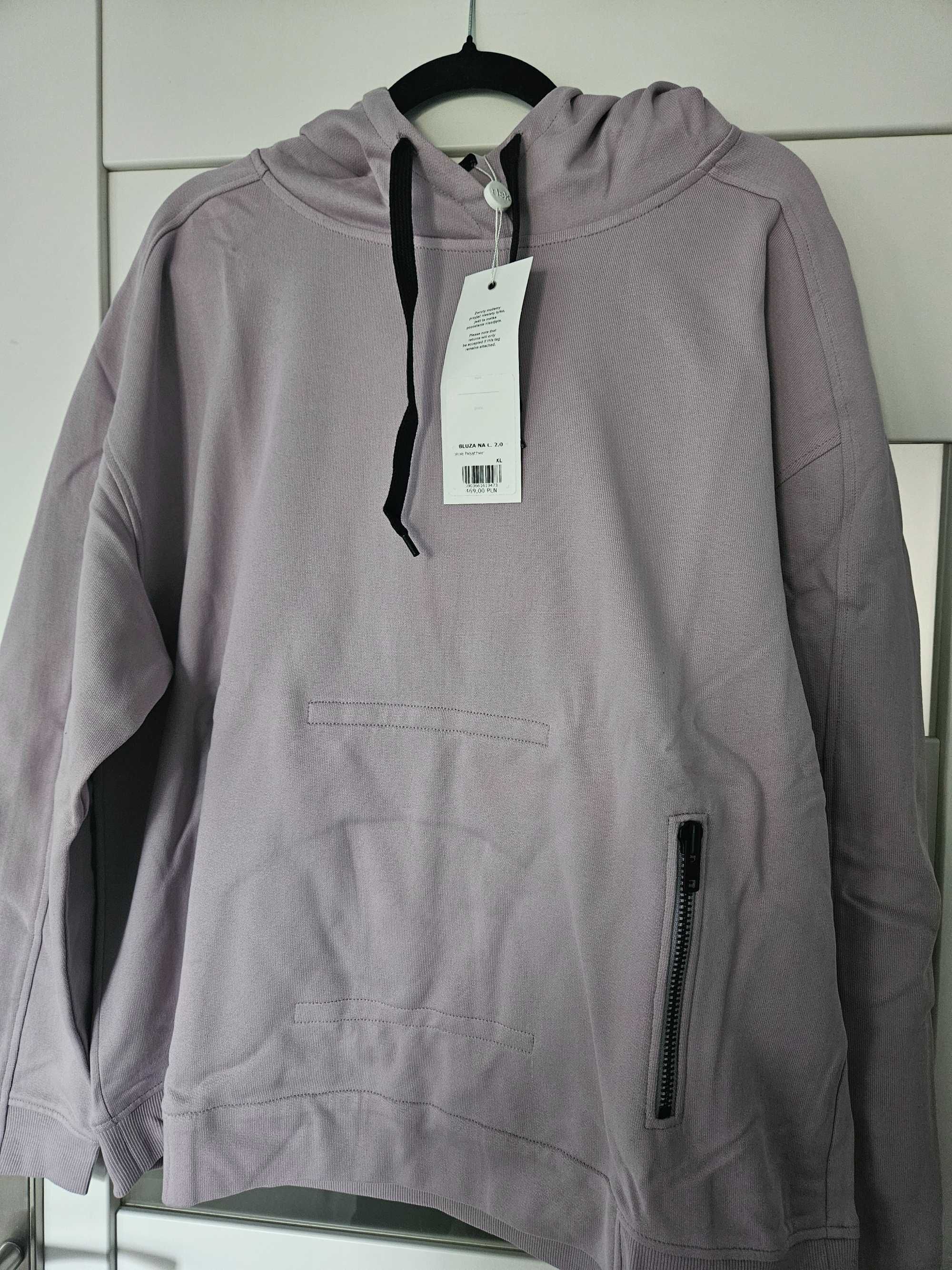 Nowa Bluza damska RISK made in Warsaw Luz Bluz XL liliowa z metkami