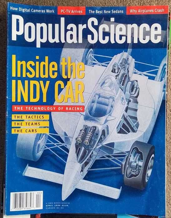 Dois anuários de Fórmula 1 e um número da Popular Science