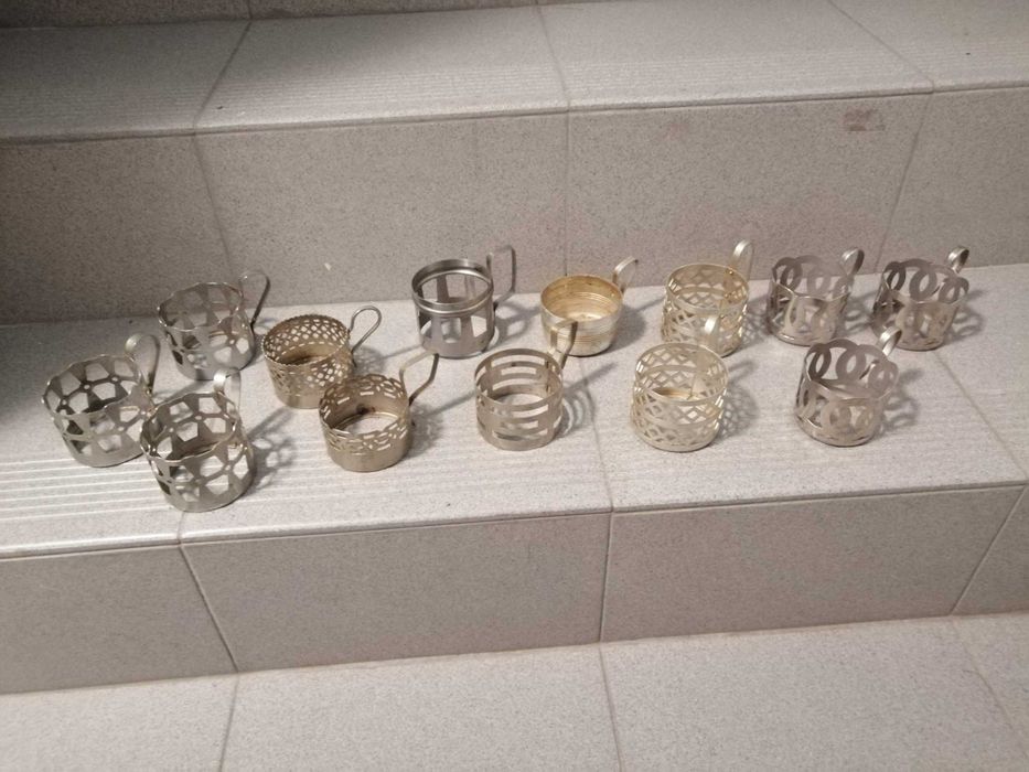 Koszyczki na szklanki z PRL-u, inw