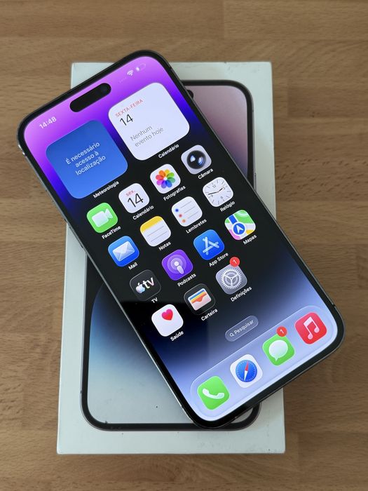 Iphone 14 pro max versao 256gb desbloqueado(ACEITO RETOMA)