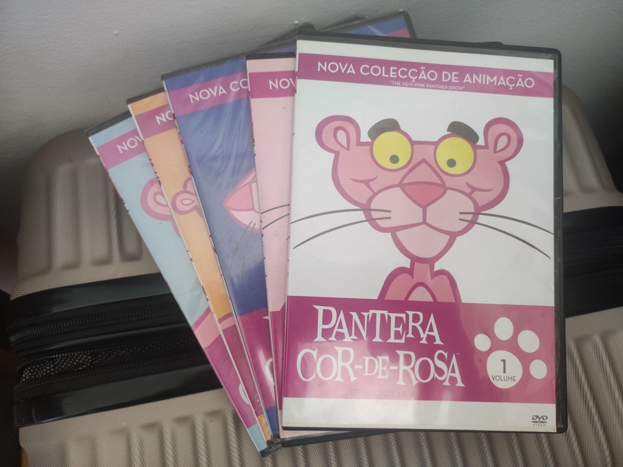 DVDs Pantera cor-de-rosa