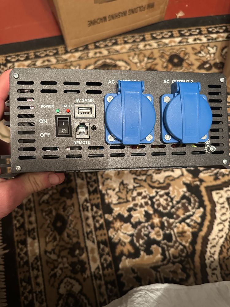 Перетворювач напруги  із 24v на 230v 1500WATT