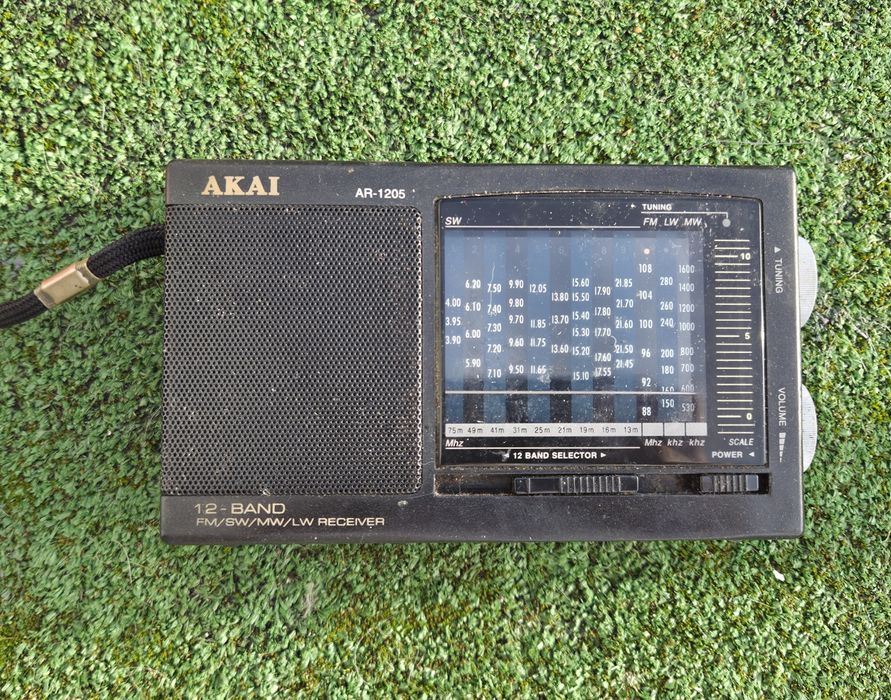 Rarytas Vintage Radio AKAI AR-1205 – odbiornik 12-band FM/SW/MW/LW