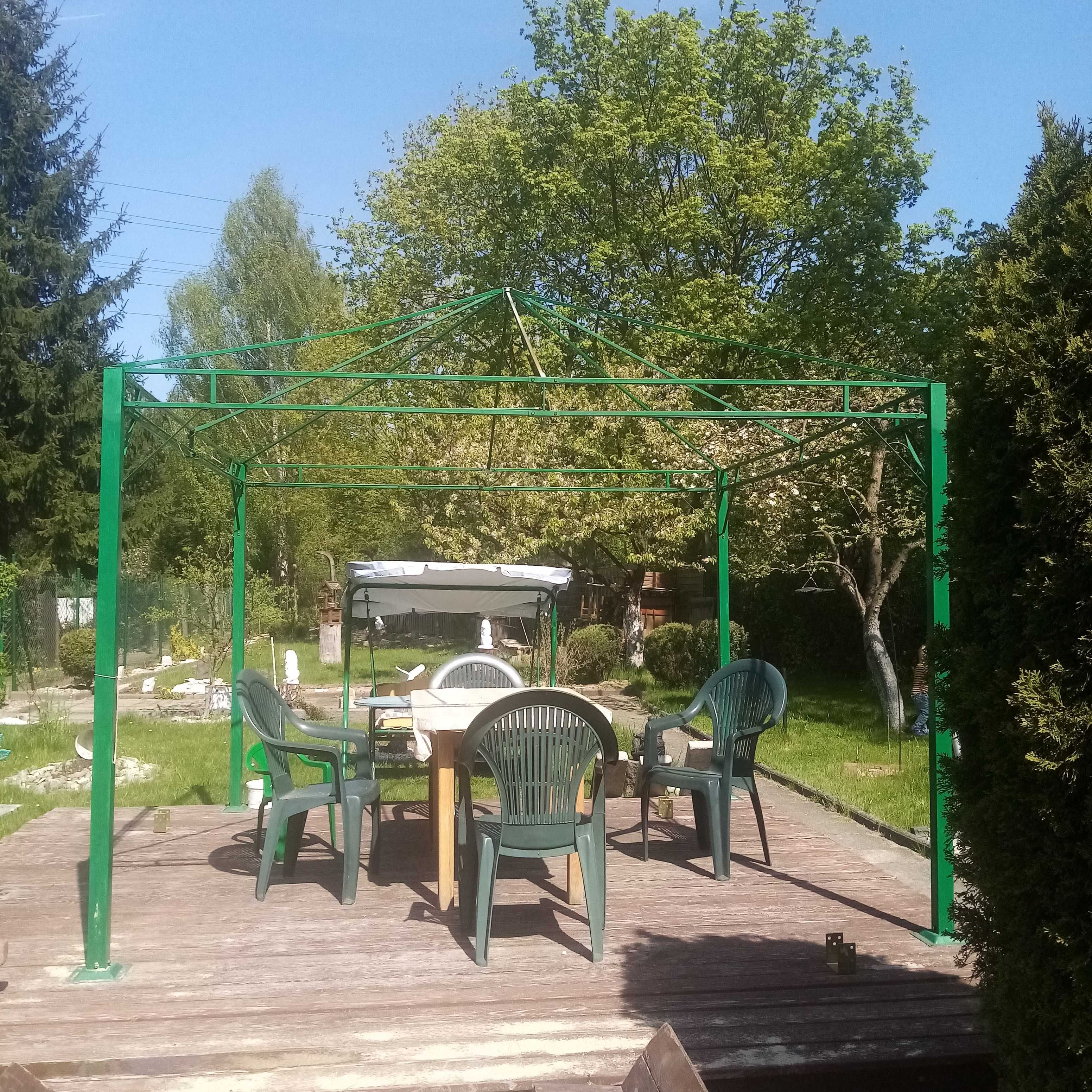 Parawan ogrodowy-szkielet metalowy