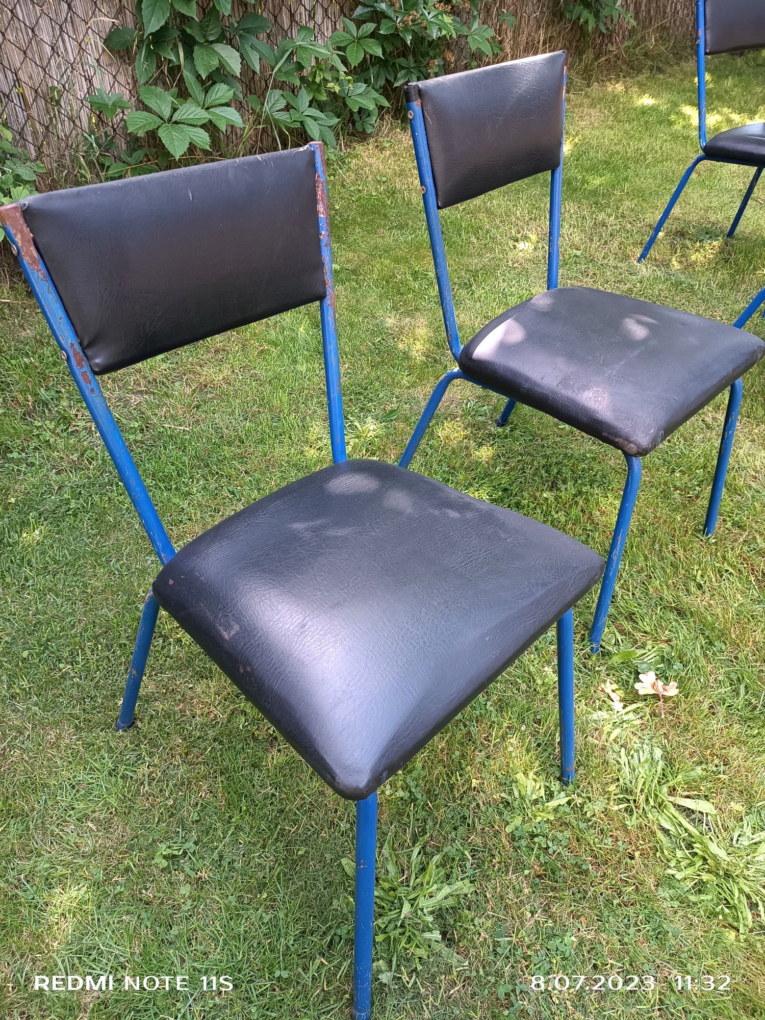 Krzesła ogrodowe z obiciem 4 sztuki podana cena jest ostateczna