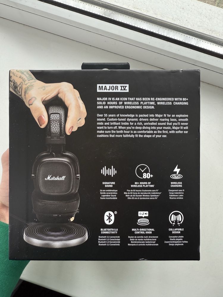 Marshall Major IV 4  black оригінал