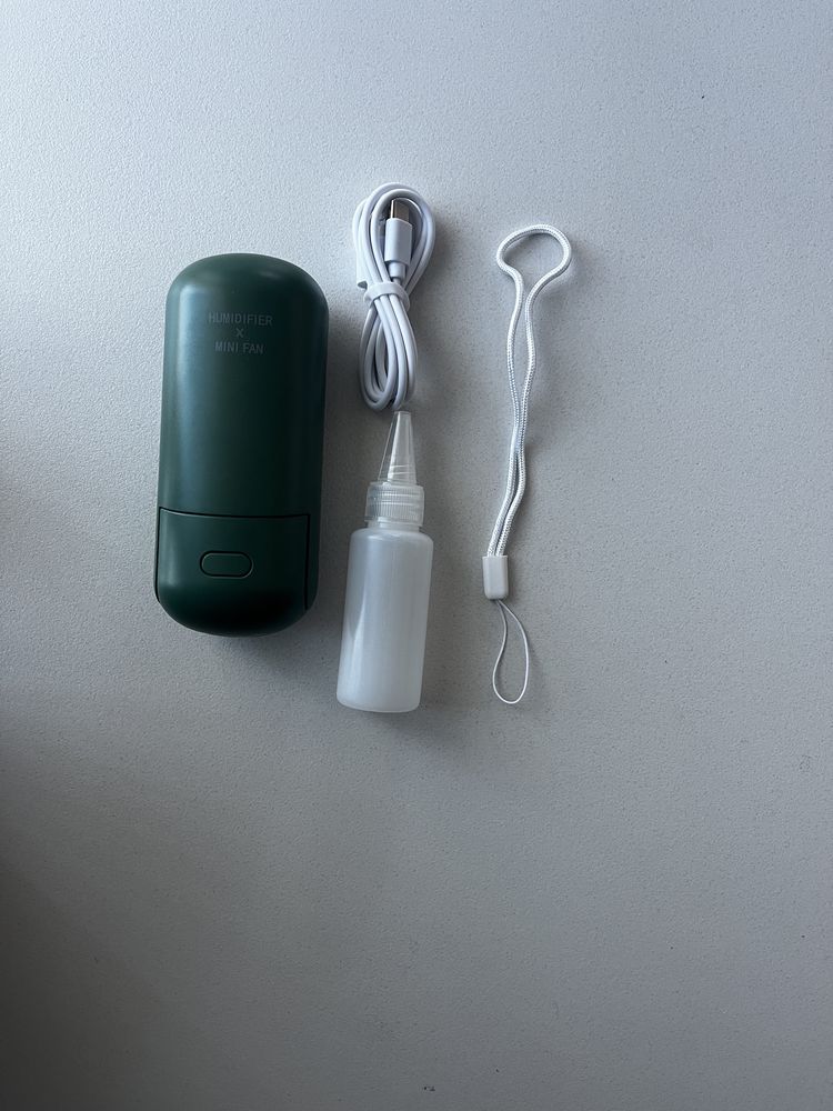 Wiatrak zmgiełką POWERbeast Wentylator reczny zielony Mocny