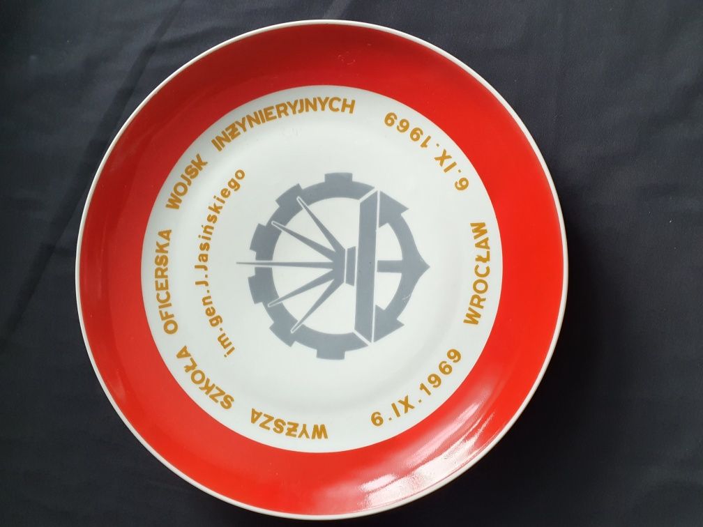 Talerz Wyższa Szkoła Oficerska Wojsk Inżynieryjnych Wrocław