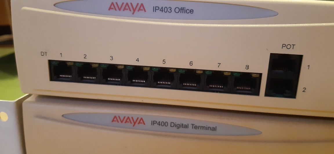 Avaya sieć teleflniczna ip400 ip403 20 telefonów