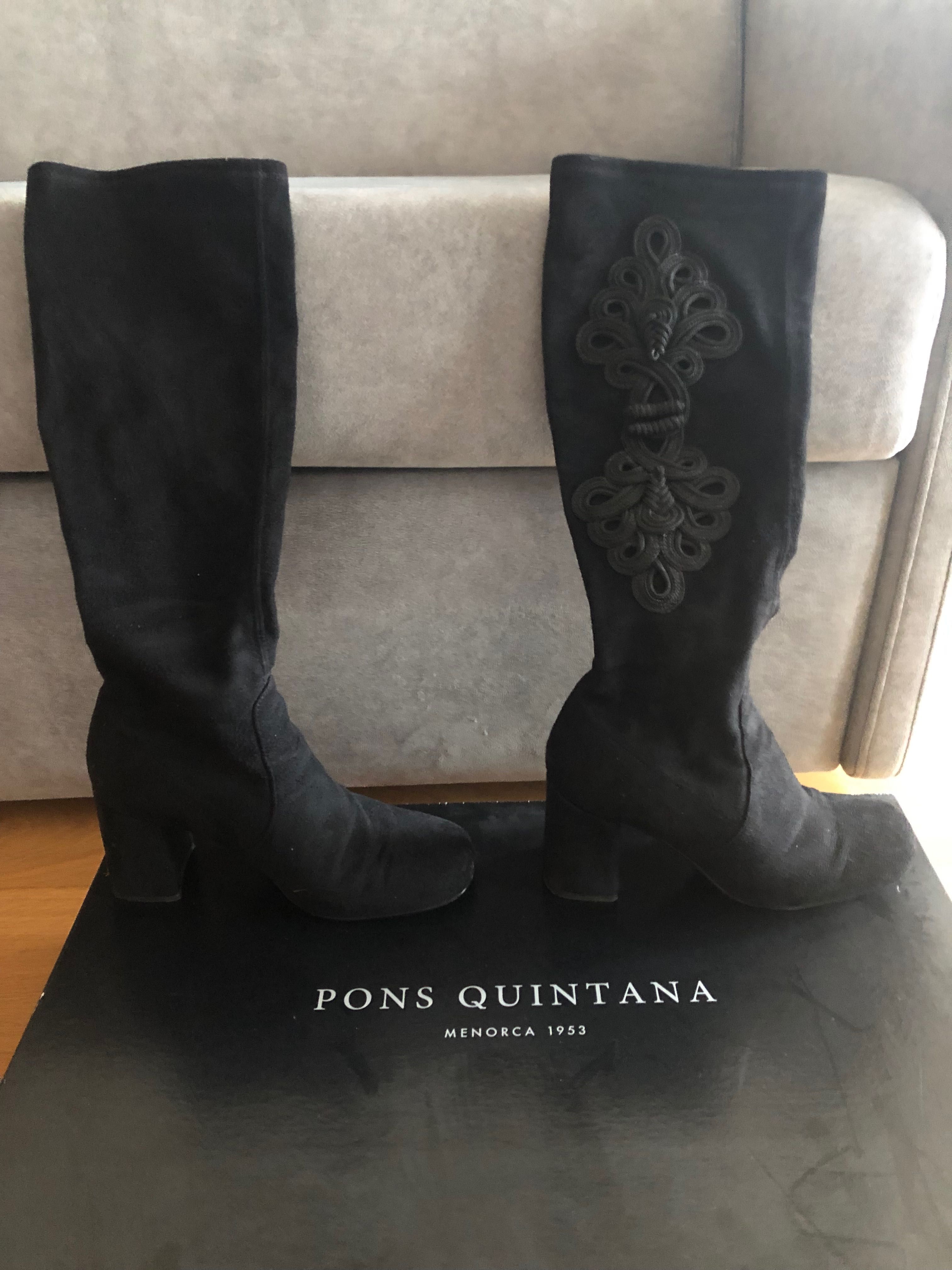 Botas cano alto Pons Quintana! Black Friday