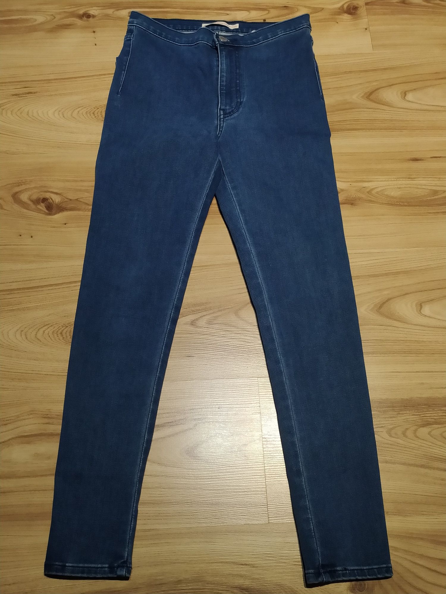 Niebieskie Damskie Spodnie Dżinsowe Jeansowe Levi's Runaround