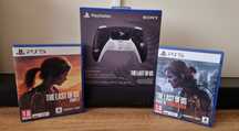 Dualsense The Last Of Us + 2 Gry ! 100% Oryginalny zestaw ! Plomba PS5