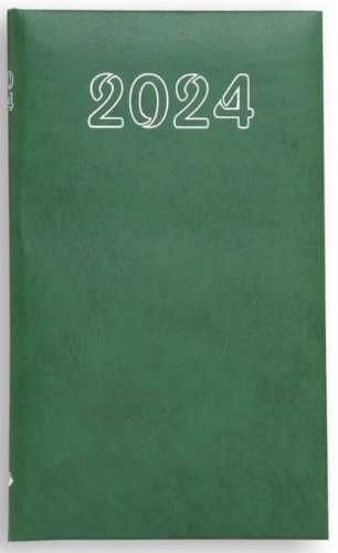 Kalendarz 2024 B7 Print - zielony - praca zbiorowa