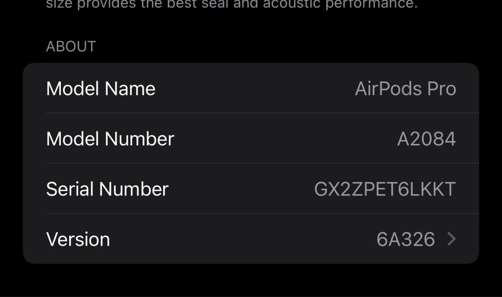 Apple AirPods Pro 1 gen