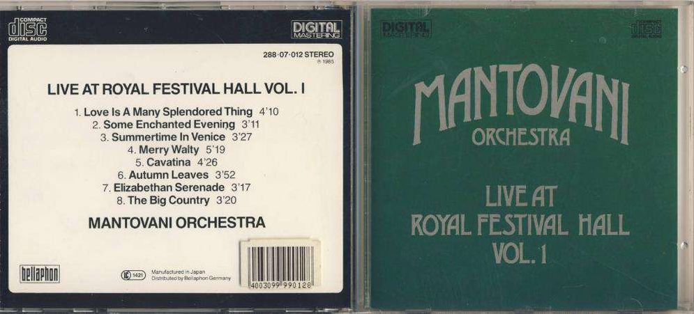 20 rock operas, mantovani orchestra