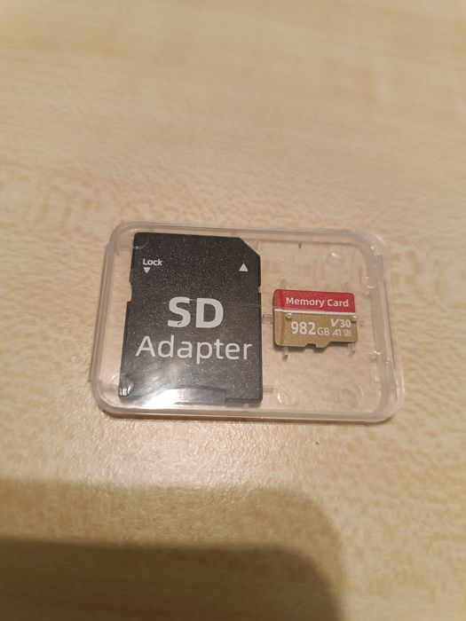 Karta micro SD 982 GB pamięci