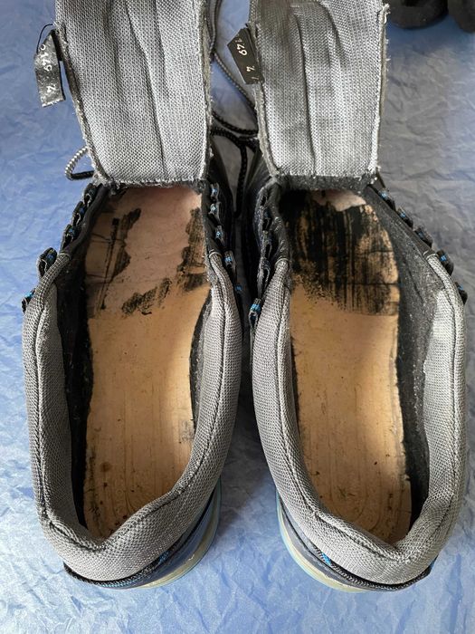 Шкіряні чоловічі кросівки Mida 12149(4) сині 42 розмір демісезон