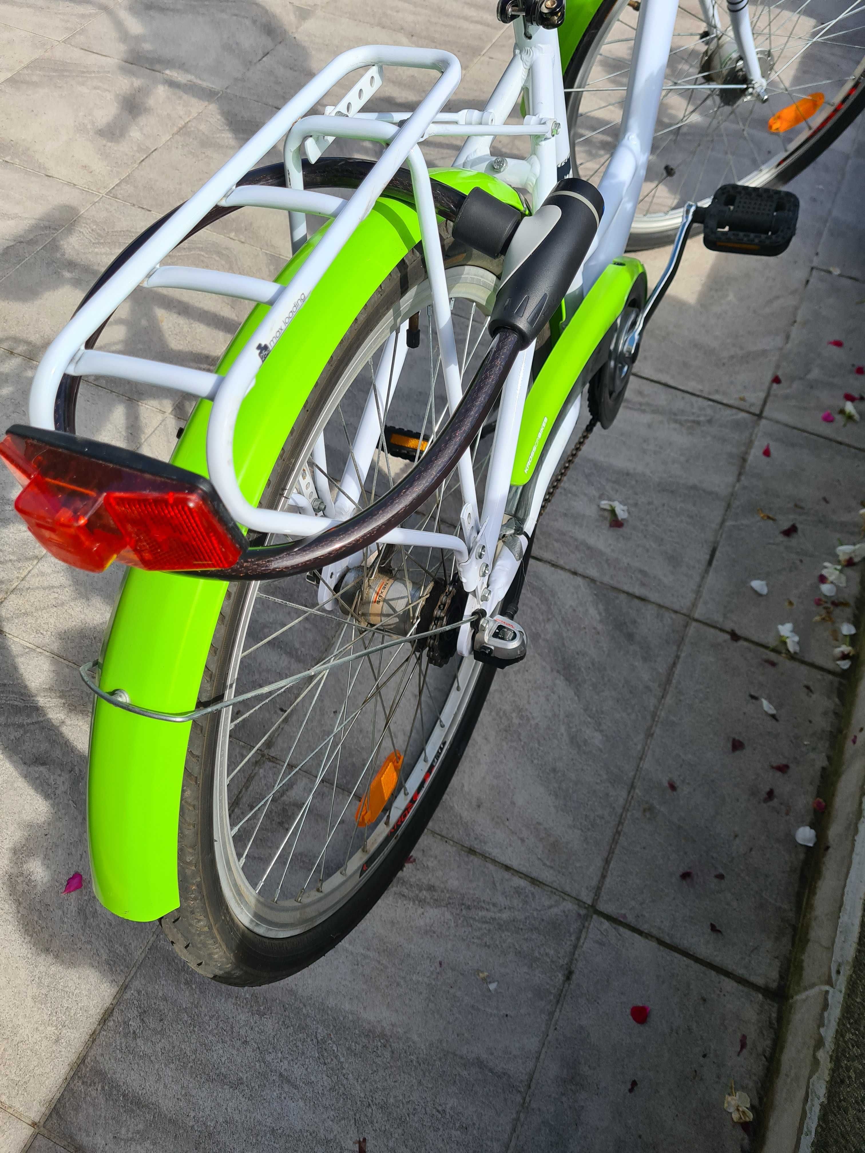 rower miejski Kross City Tempo Presto zielony, rozmiar 17