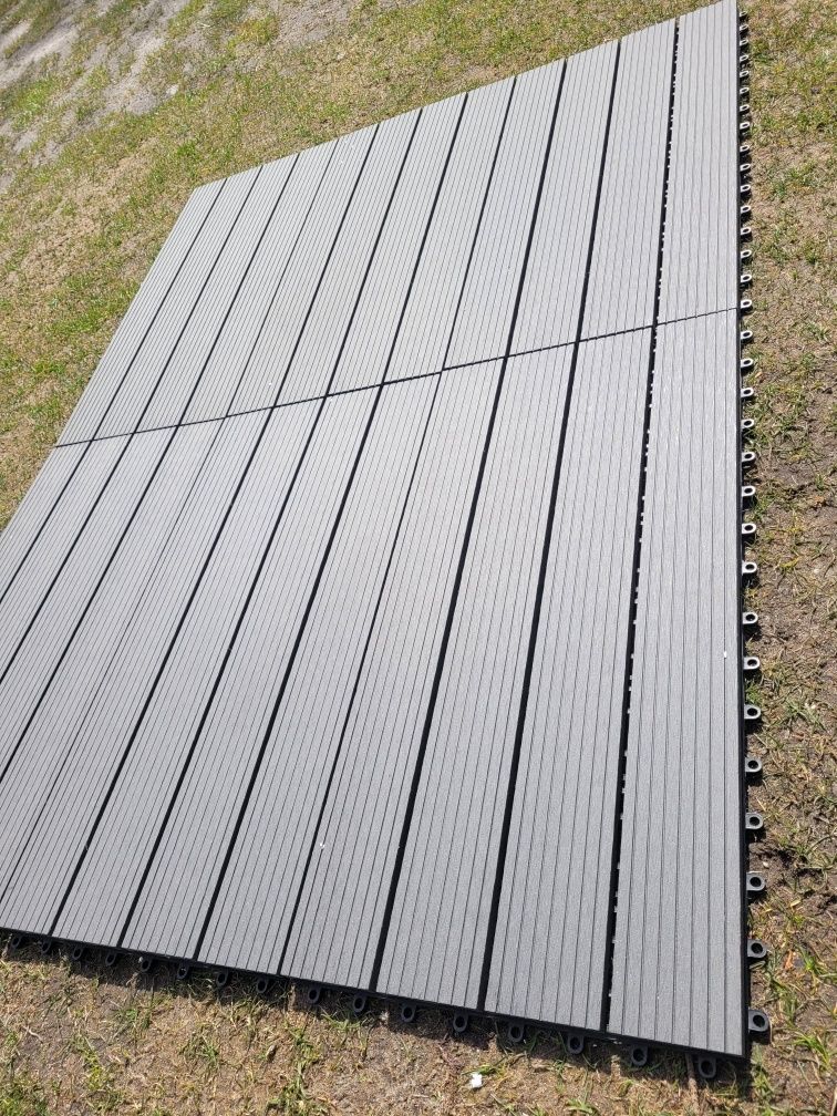 Płytki tarasowe 1m² deski kompozytowe 60x30 kompozyt