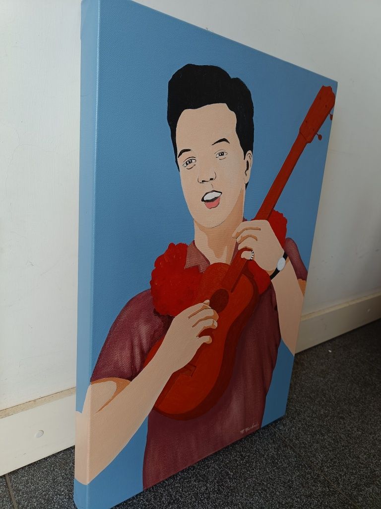 Quadro a óleo Elvis