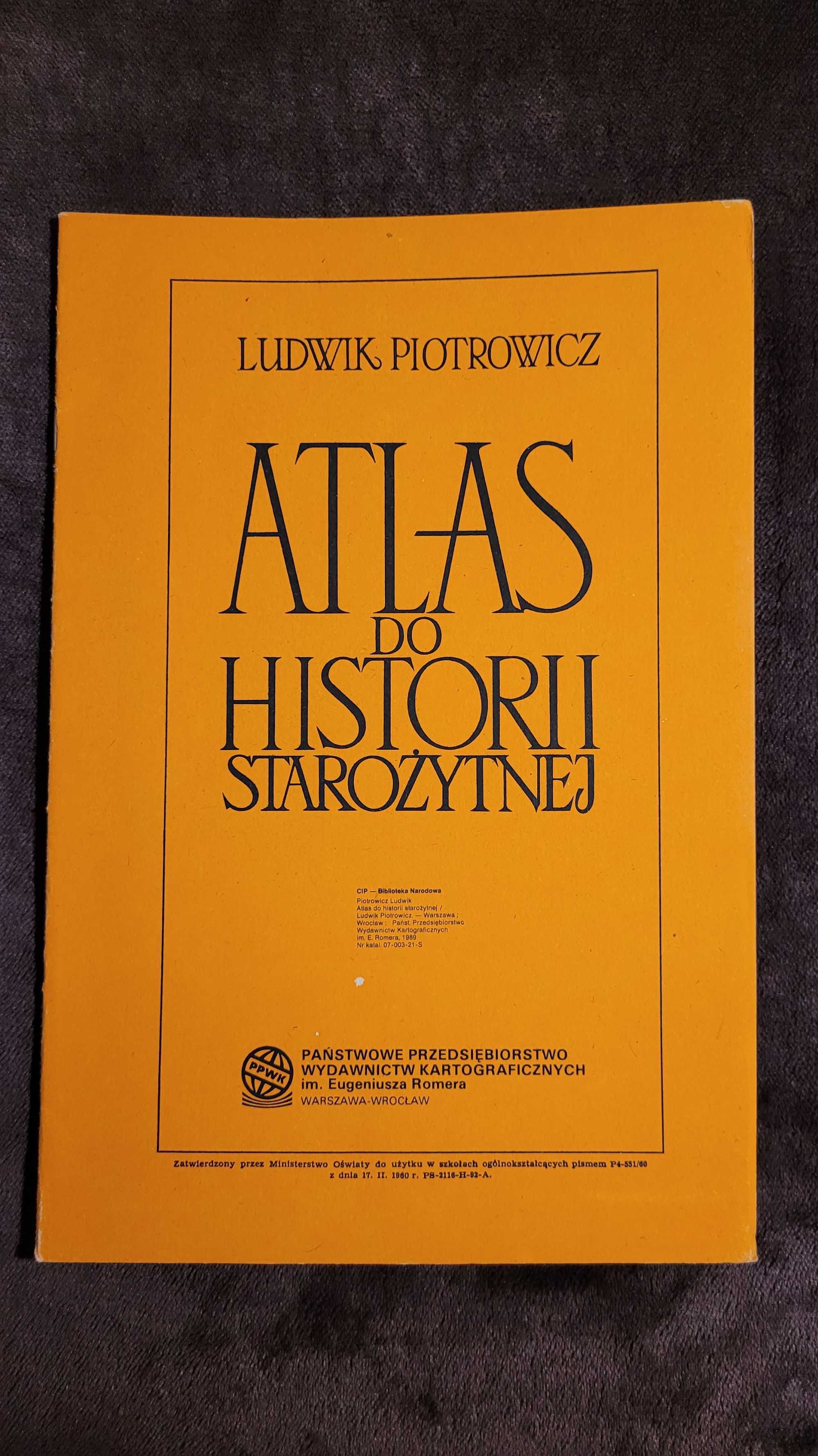 Atlas do historii starożytnej, Ludwik Piotrowicz