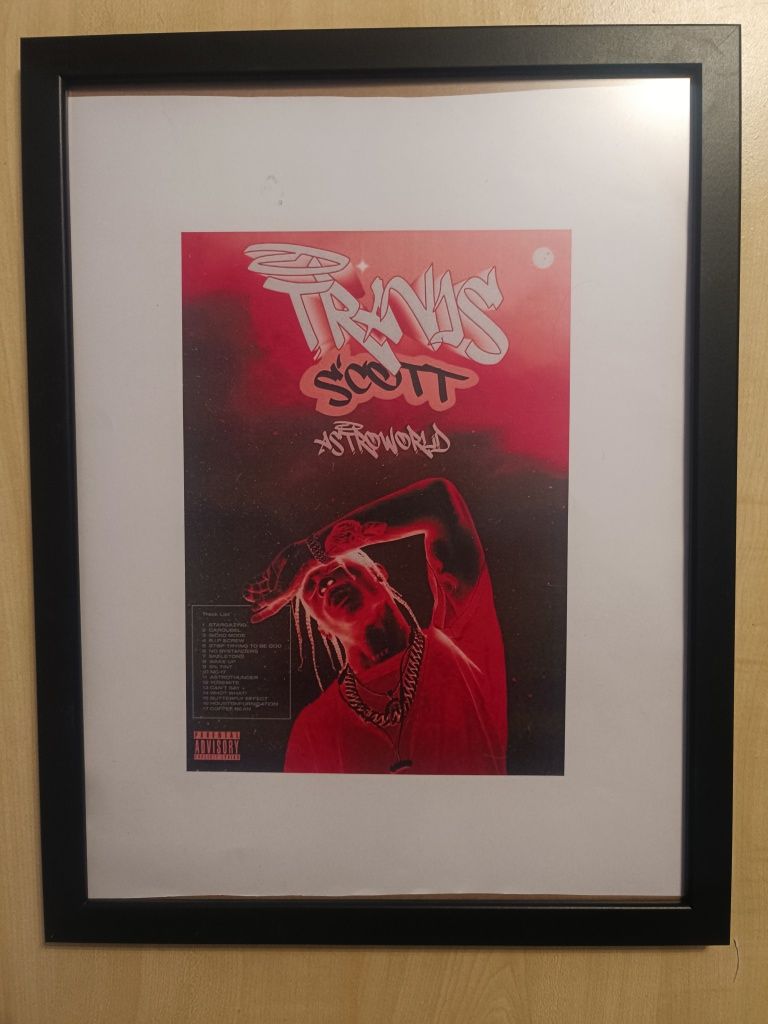 Nowy Plakat Travis Scott A3