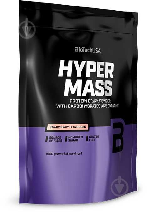 Гейнер белковый для набора массы BioTech USA Hyper MASS 1кг