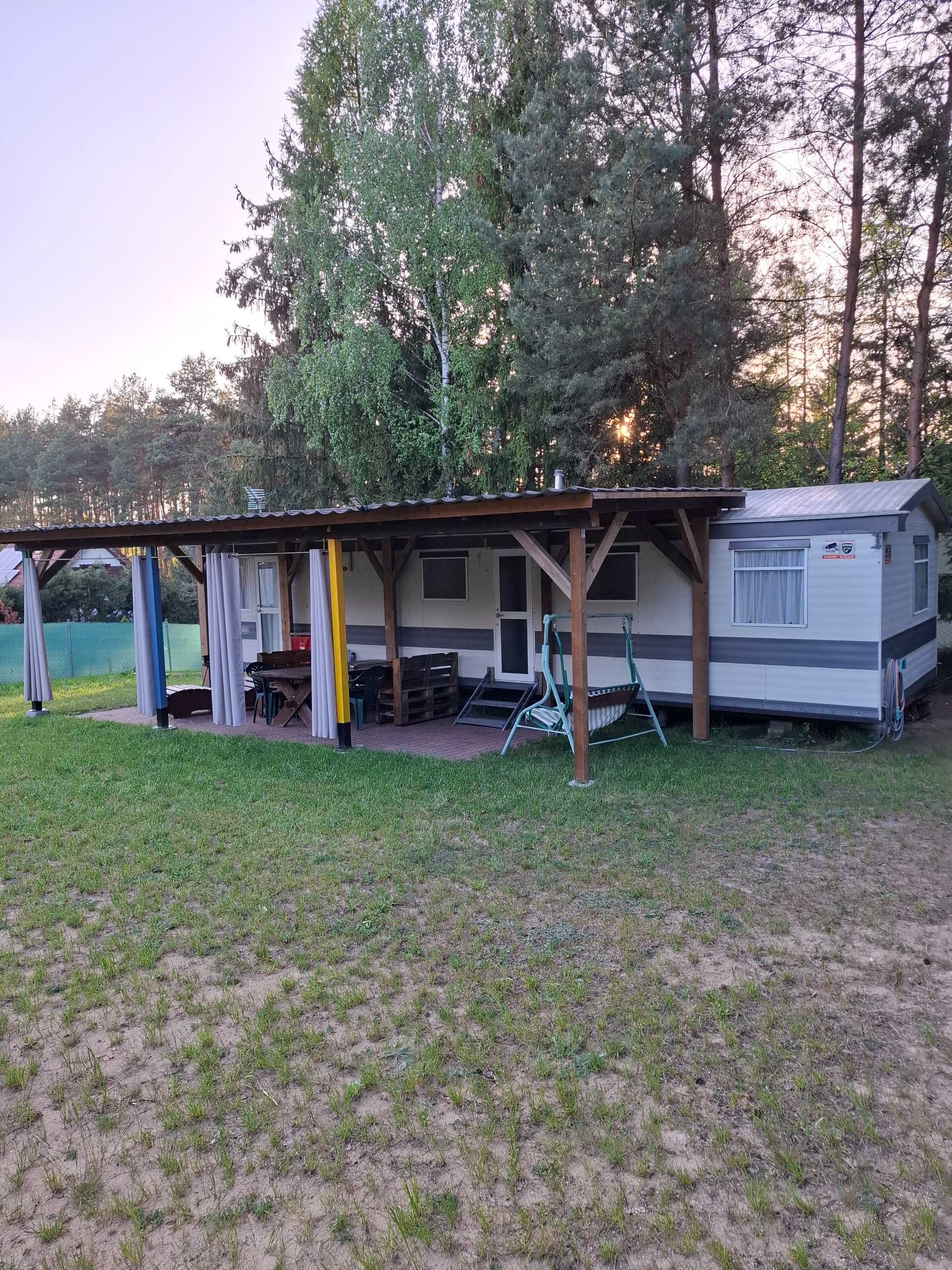 Domek 5-osobowy z łódką na mazurach nad jeziorem Ostróda, Zwierzewo.