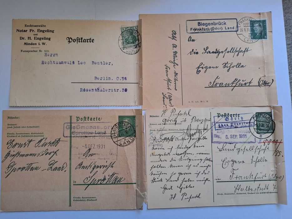 Stare karty pocztowe z początku XXw