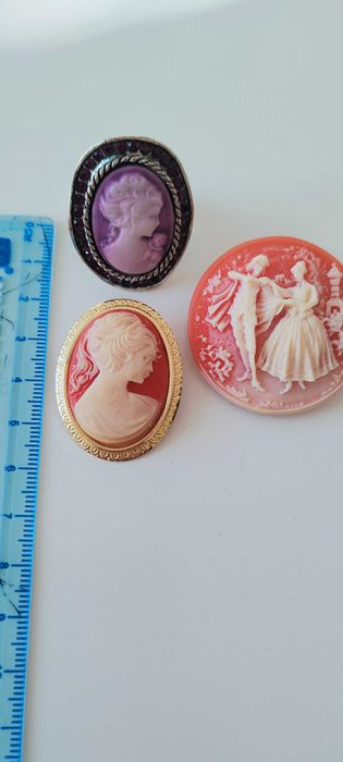 Камея . бижутерия.кольцо, брошь.