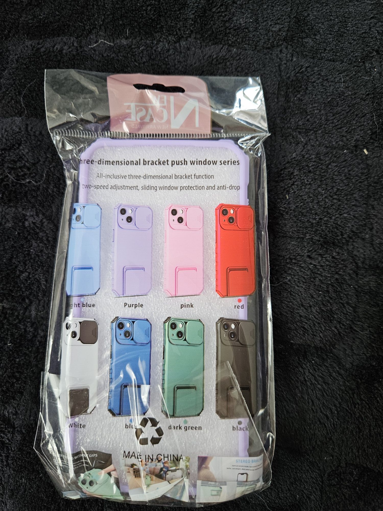 NOWE Etui Case do Samsung Galaxy S23 fioletowe z zakrytym obiektywem