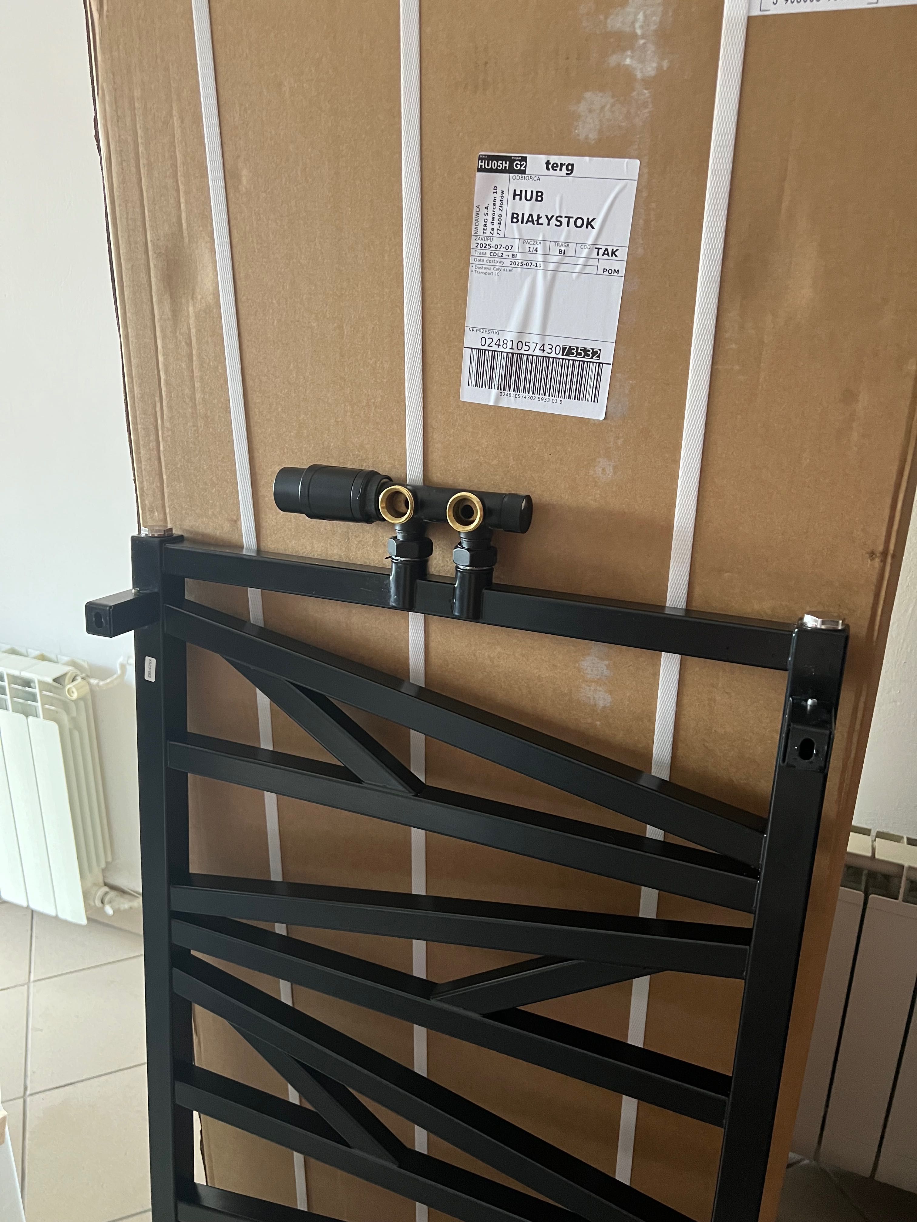Grzejnik łazienkowy instal projekt 50x120  +zestaw termostatyczny