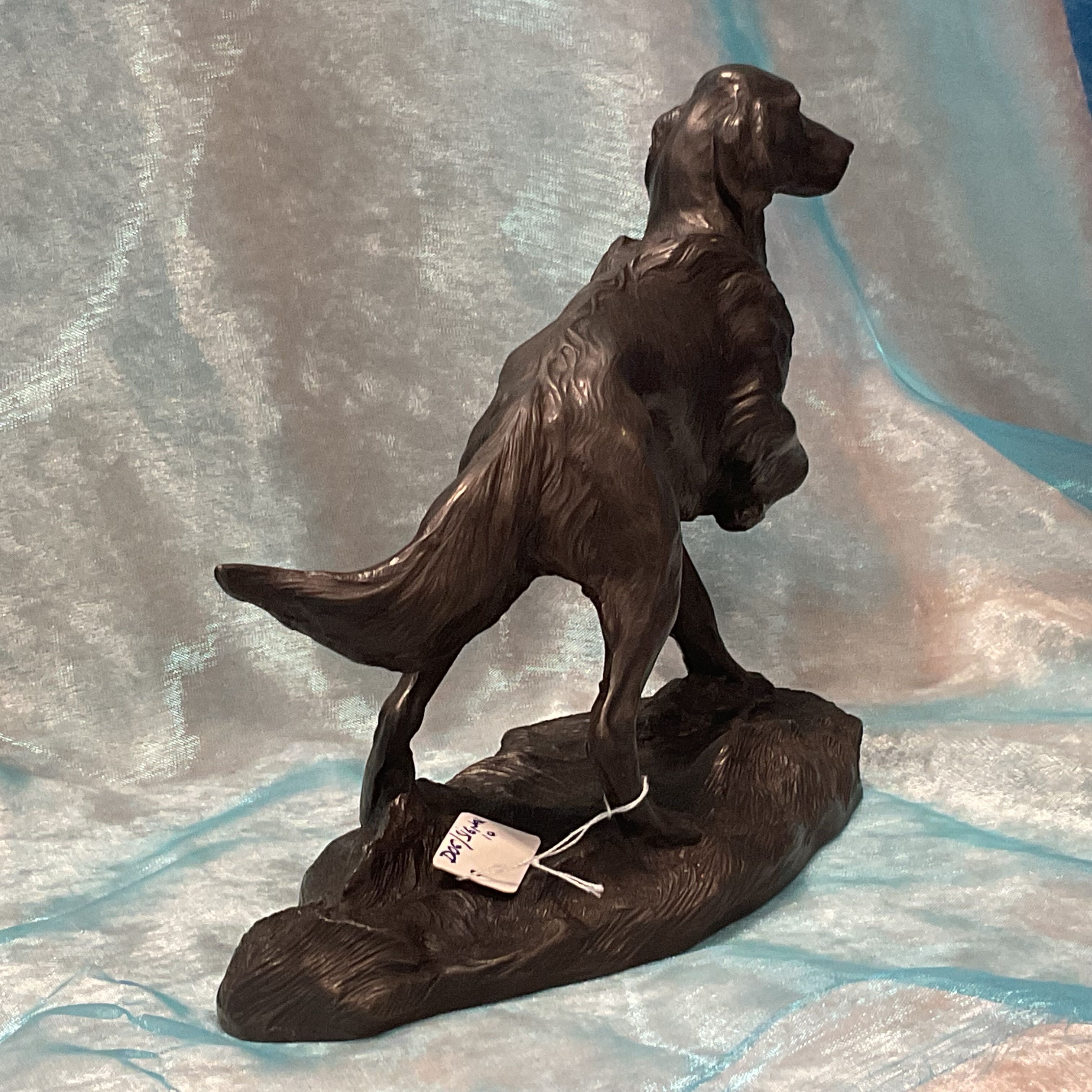 Escultura cão pointer 15 cm