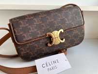 Сумочка Багет шоколадного кольору Céline