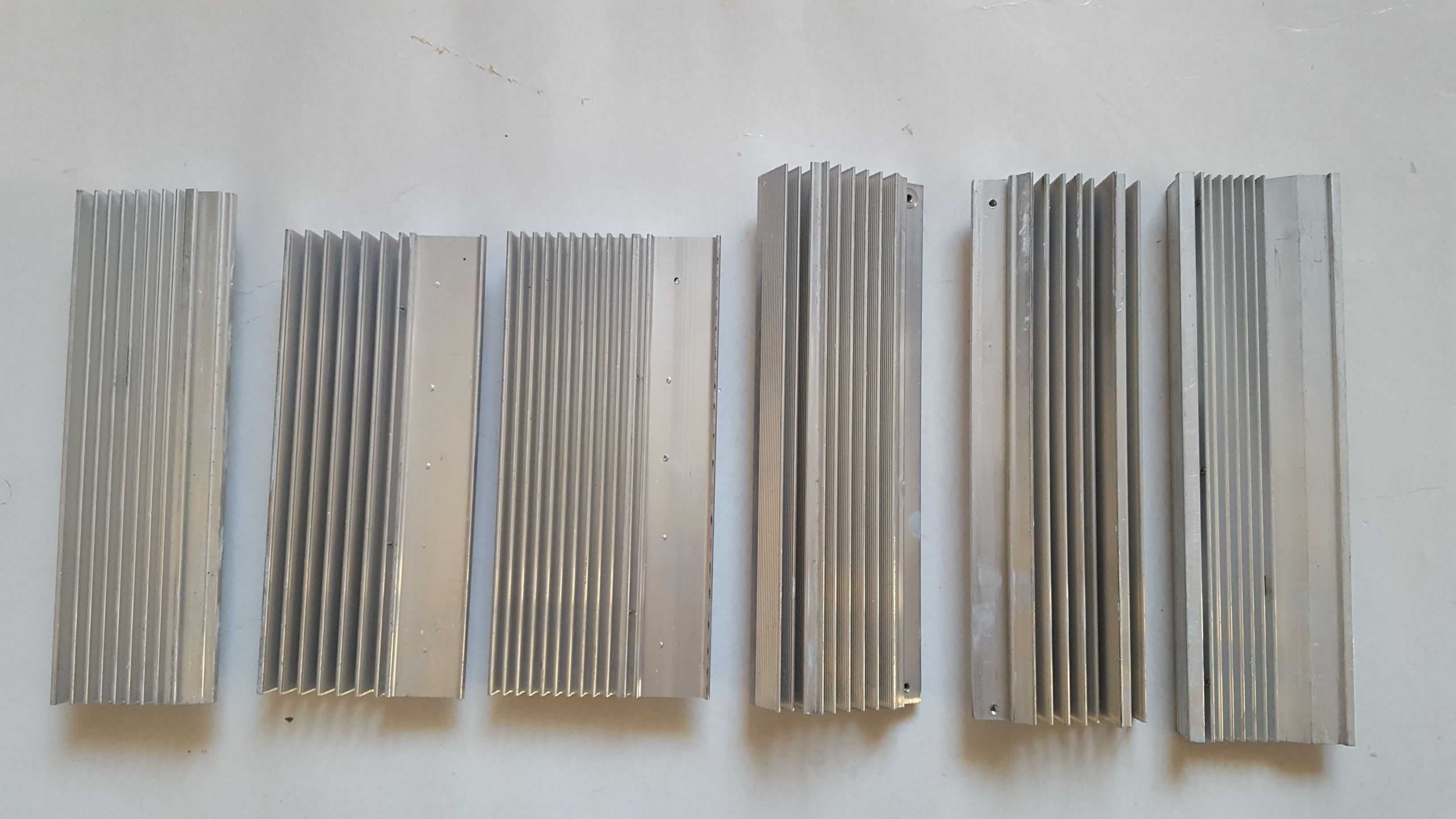 Radiator aluminiowy różne wymiary - 6 szt.